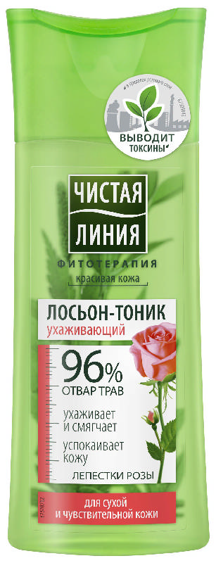 

ЧИСТАЯ ЛИНИЯ тоник для сухой кожи Роза 100мл