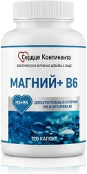 Сердце континента магний+в6 капсулы 120 шт.