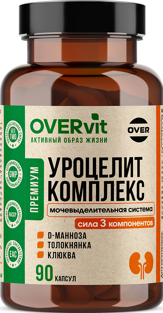 Овервит Уро-Целлит капсулы 90 шт.
