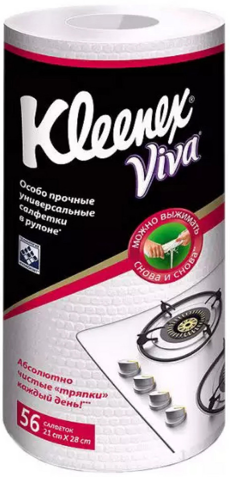 Клинекс Вива тряпки универсальные 56 шт.