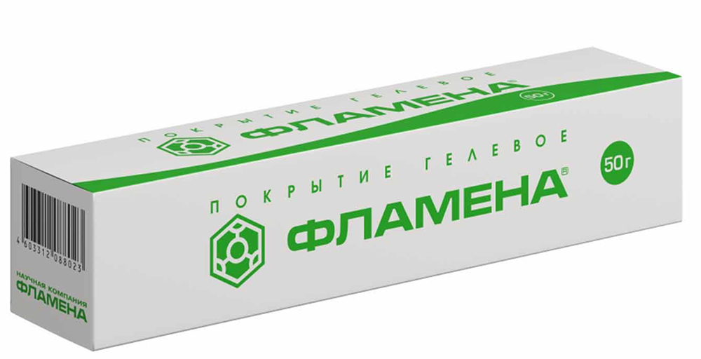 Фламена покрытие раневое гелевое в диспенсере 50мл