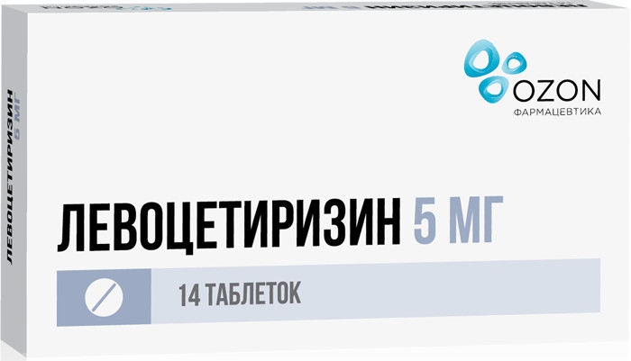 Левоцетиризин 5мг 14 шт. таблетки покрытые пленочной оболочкой купить по цене от 279 руб в Москве, заказать с доставкой, инструкция по применению, аналоги, отзывы