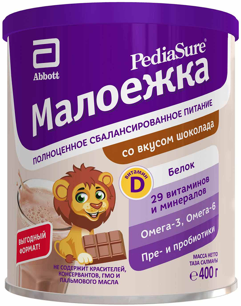 Педиашур Малоежка смесь сухая для энтерального питания Шоколад 400г