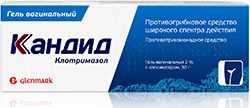 Кандид 2% 30г гель вагинальный Гленмарк