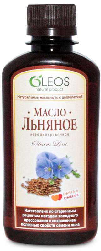 

ОЛЕОС масло пищевое Льняное (БАД) 500мл