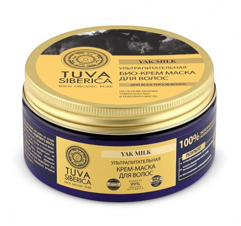 

НАТУРА СИБЕРИКА ТУВА крем-маска Био для волос ультрапитательная 300мл