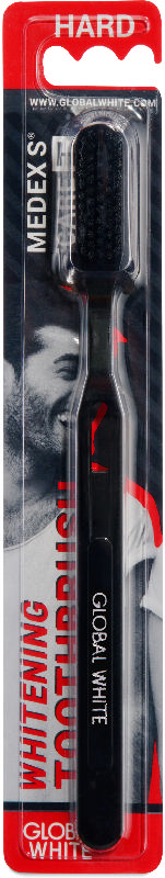 ГЛОБАЛ ВАЙТ зубная щетка жесткая