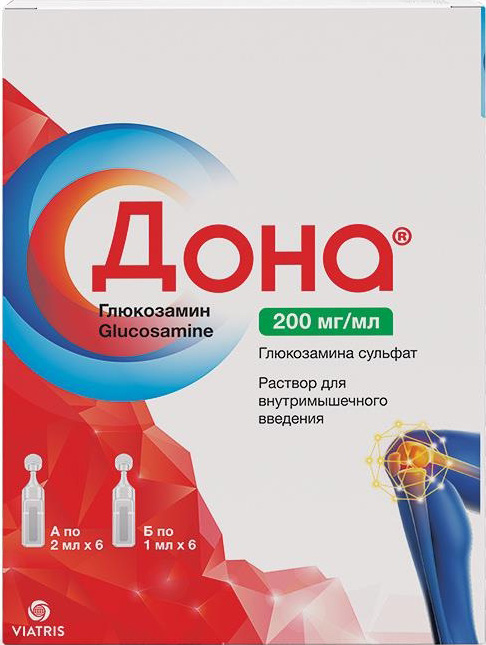 Дона 400мг 2мл 6 шт. раствор для внутримышечного введения