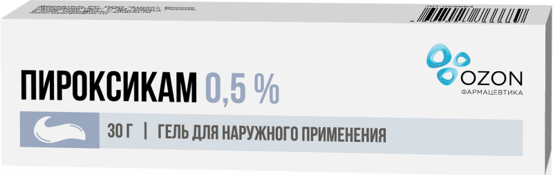Пироксикам 0,5% 30г гель Озон
