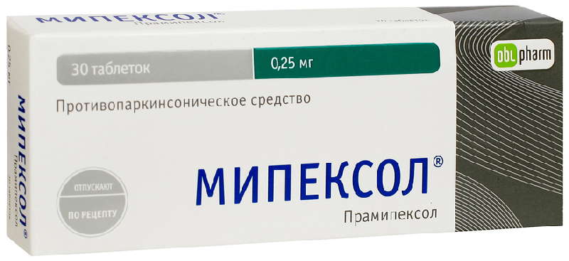 

МИПЕКСОЛ 0,25мг 30 шт. таблетки