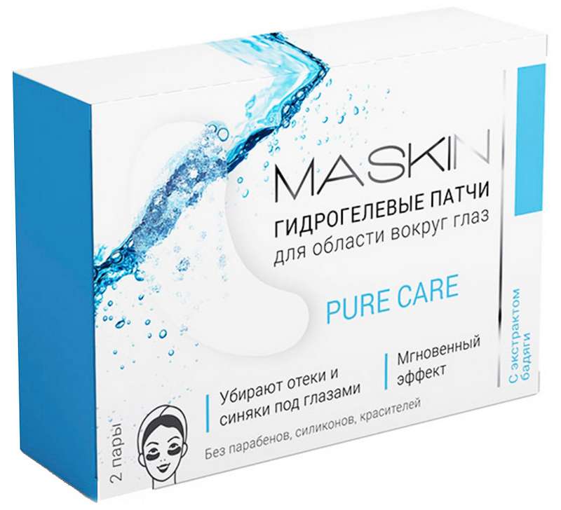 

МАСКИН патчи гидрогелевые для области вокруг глаз Бадяга 4 шт.