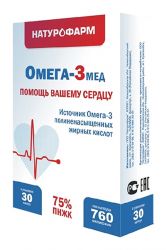 

ОМЕГА-3 МЕД капсулы 760мг 30 шт.