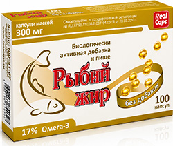 Рыбий Жир Реалкапс капсулы 300мг 100 шт. РеалКапс