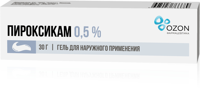 

ПИРОКСИКАМ 0,5% 30г гель Озон