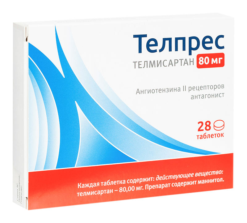 

ТЕЛПРЕС таблетки 80 мг 28 шт.