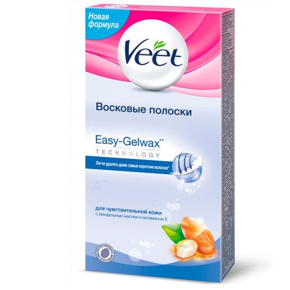 

ВИТ полоски восковые для депиляции для чувствительной кожи Easy Gelwax 20 шт.