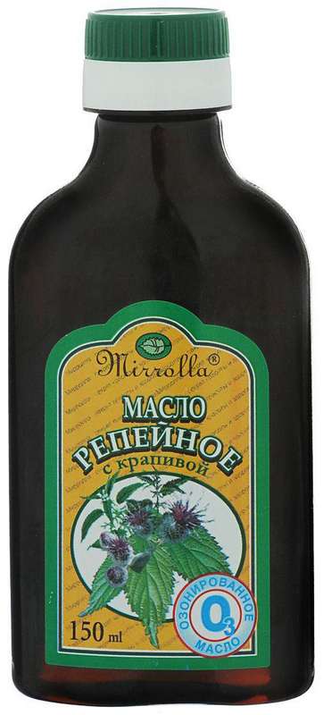 

МИРРОЛЛА масло репейное озонированное Крапива 150мл