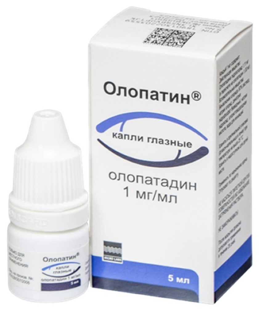 Олопатин 1мг/мл 5мл капли глазные