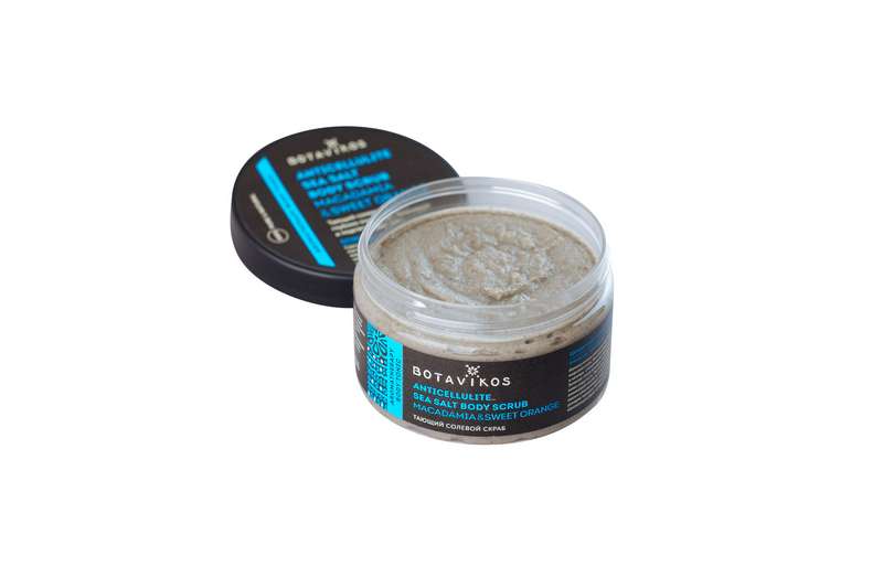 

БОТАВИКОС скраб для тела солевой антицеллюлитный Макадамия и Апельсин 250мл