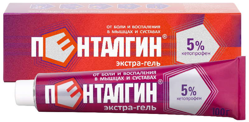 

Пенталгин Экстра-гель 100 г, гель для наружного применения