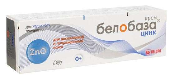 

БЕЛОБАЗА ЦИНК крем для воспаленной и поврежденной кожи 40г БЕЛУПО д.д.