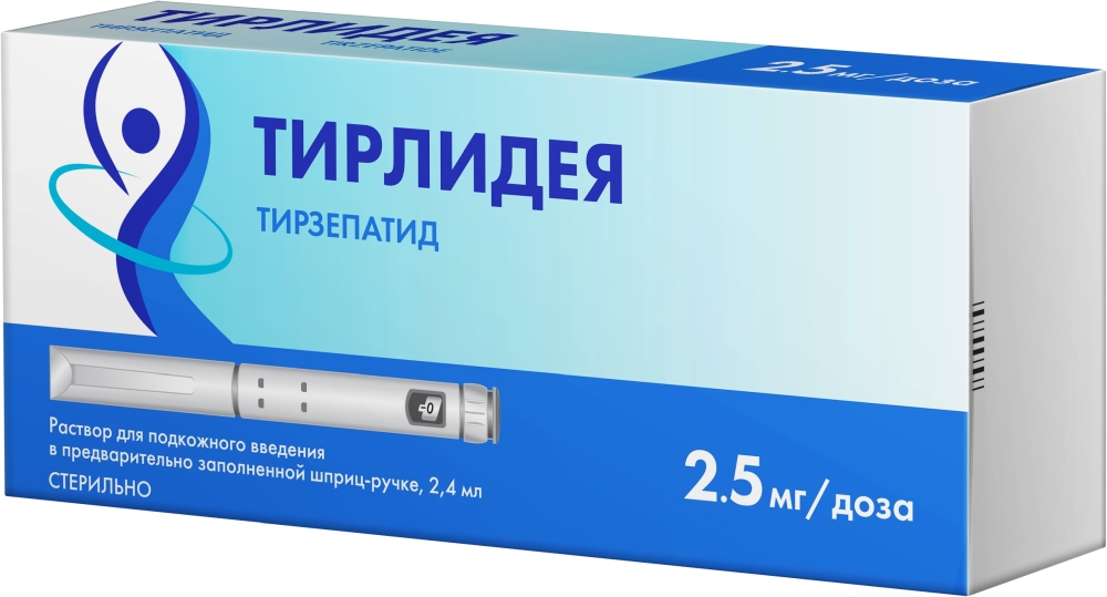 Тирлидея 2,5мг/доза 2,4мл раствор для подкожного введения шприц-ручка (в комплекте с иглами 4шт)