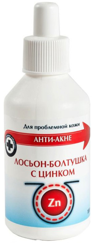

ЛОСЬОН-БОЛТУШКА С ЦИНКОМ 100мл Зеленая Дубрава ЗАО