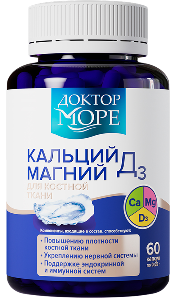 Доктор Море Кальций Магний Д3 капсулы 60 шт. Фармоушен Лаб