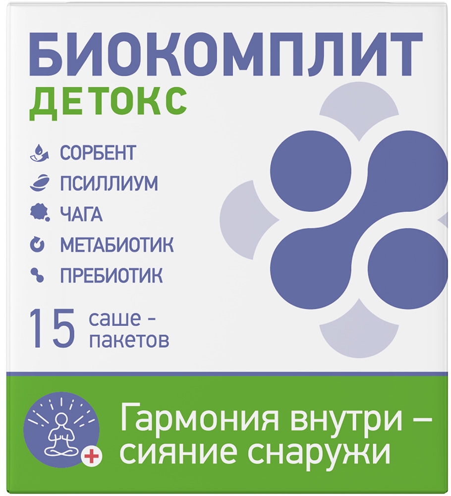 Биокомплит детокс порошок 4г 15 шт.