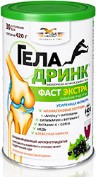 Геладринк Фаст Экстра порошок Черная смородина 420г