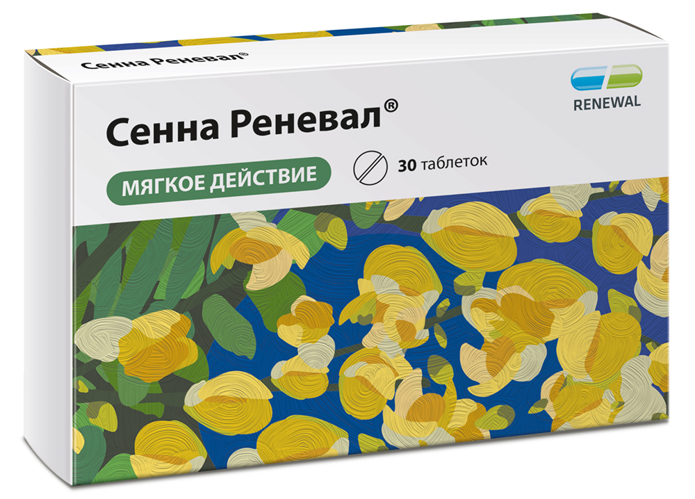 Сенна Реневал таблетки 30 шт.