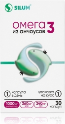 Вит Энд Мин Омега-3 Рыбий Жир Из Анчоусов капсулы 30 шт.