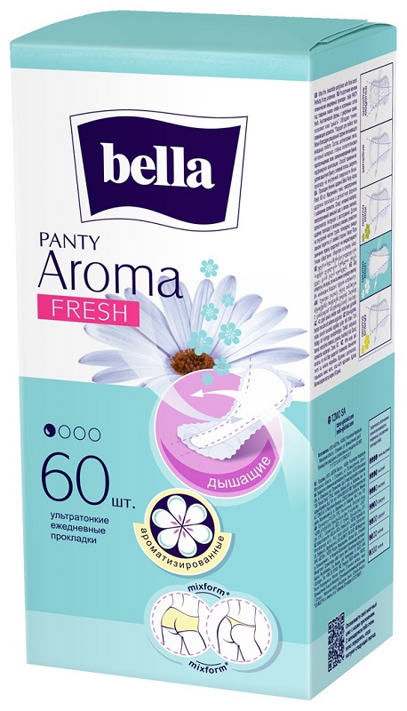 

БЕЛЛА ПАНТИ АРОМА прокладки ежедневные Фреш 60 шт.