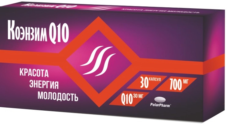 Коэнзим Q10 Бьюти капсулы 30 шт. Полярис