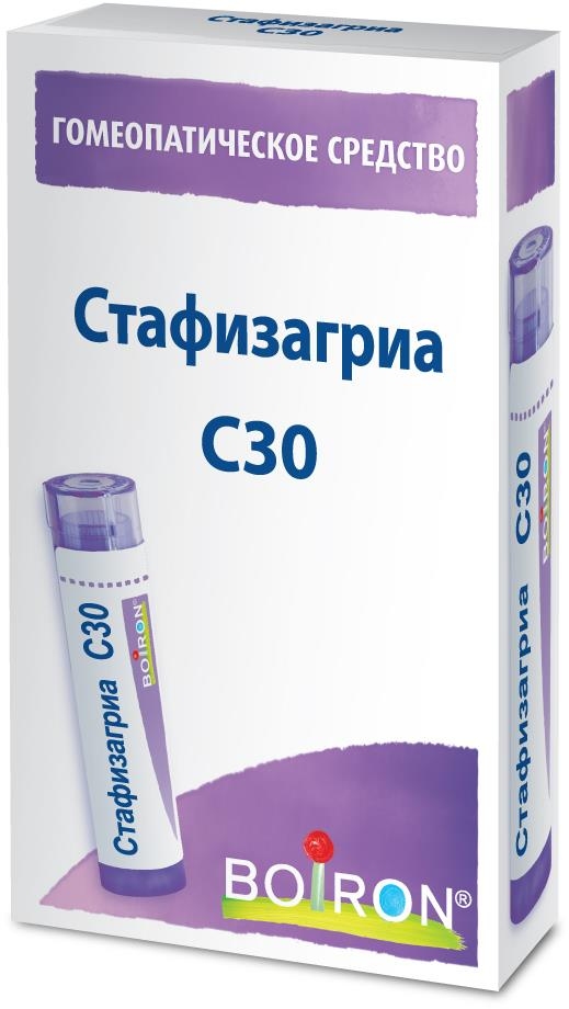 Стафизагриа C30 4г гранулы гомеопатические