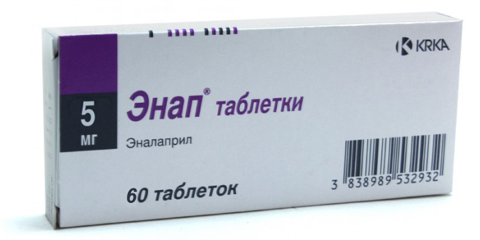 

ЭНАП таблетки 5 мг 60 шт.