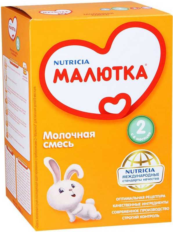 

НУТРИЦИЯ МАЛЮТКА 2 смесь молочная 6+ 600г