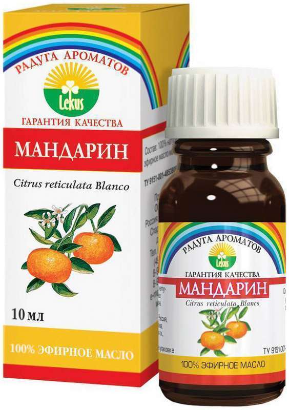 

ЛЕКУС масло эфирное Мандарин 10мл