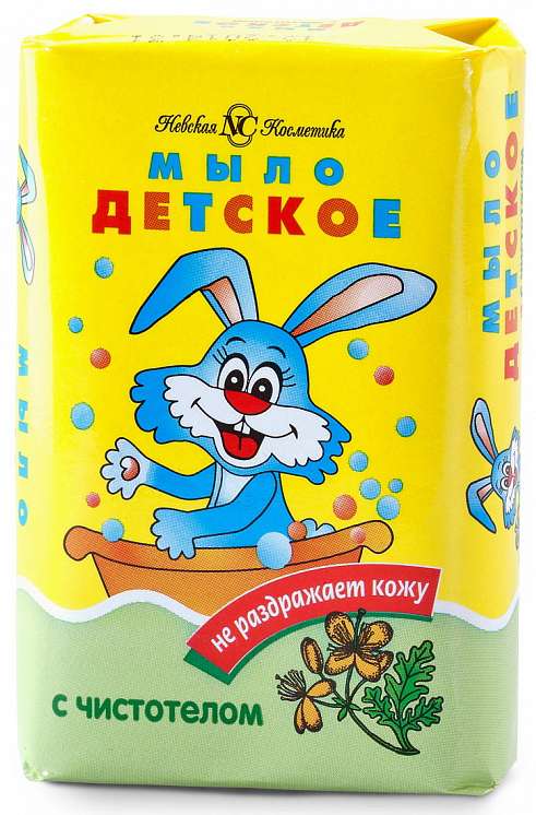 

НЕВСКАЯ КОСМЕТИКА мыло детское Чистотел 90г