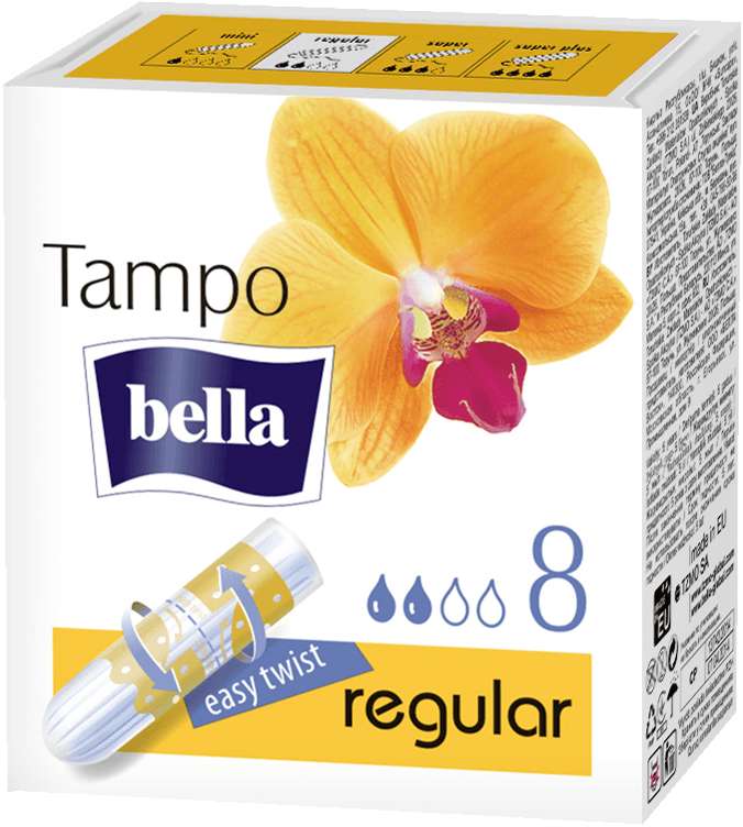 

БЕЛЛА тампоны Регуляр без аппликатора 8 шт.