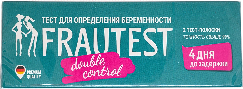 Фраутест дабл контрол тест для определения беременности 2 шт.