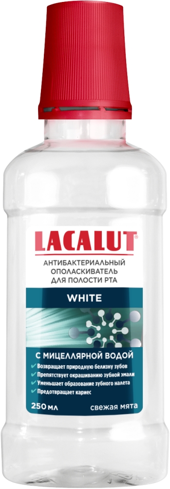 Лакалют Вайт ополаскиватель для полости рта антибактериальный 250мл Dr. Theiss Naturwaren GmbH