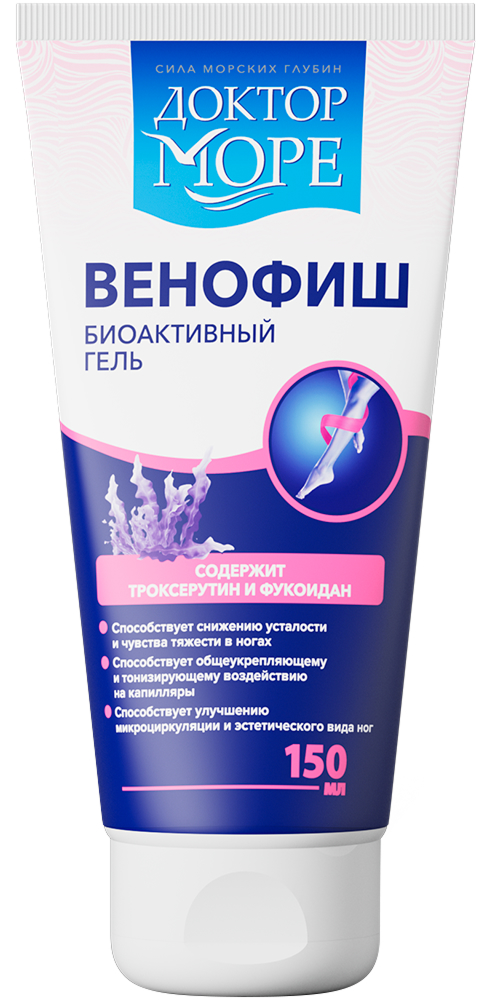 Доктор Море Венофиш гель Троксерутин/Фукоидан 150мл