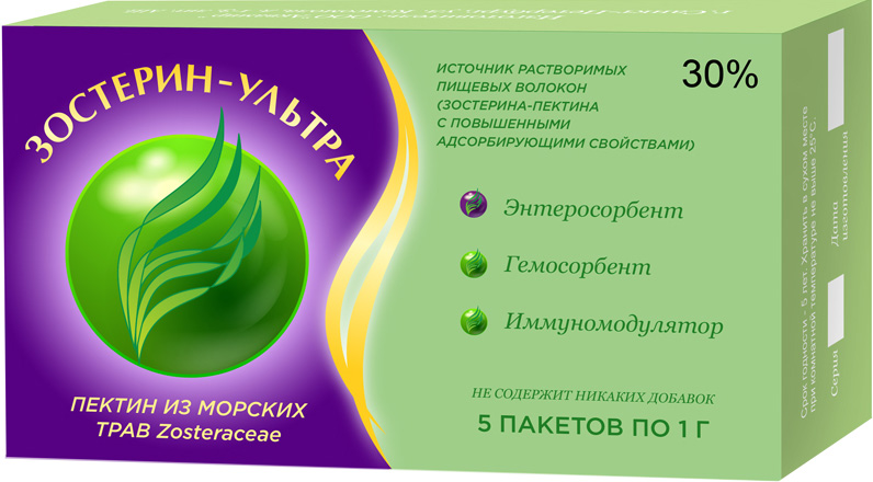 Зостерин Ультра 30 пакеты 1г 5 шт.