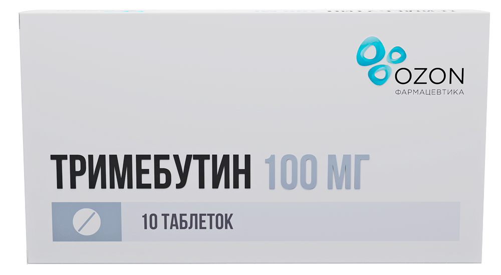 Тримебутин 100мг 10 шт. таблетки, фото №1