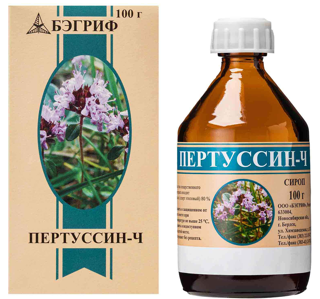 Пертуссин-ч 100г сироп