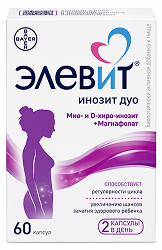Элевит Инозит Дуо капсулы 60 шт.