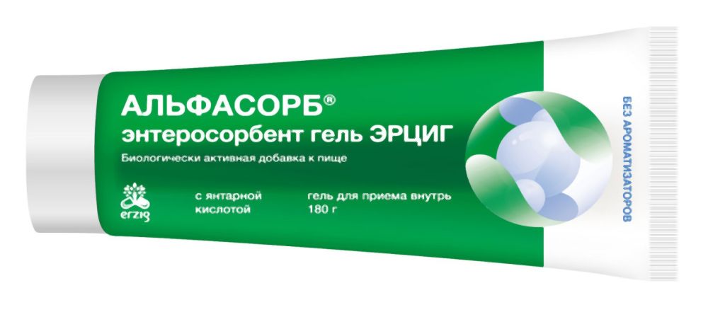 Альфасорб 180г гель для приема внутрь