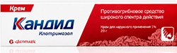 Кандид 1% 20г крем Гленмарк