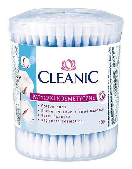 

КЛИНИК (CLEANIC) ПАЛОЧКИ ватные №100 коробка